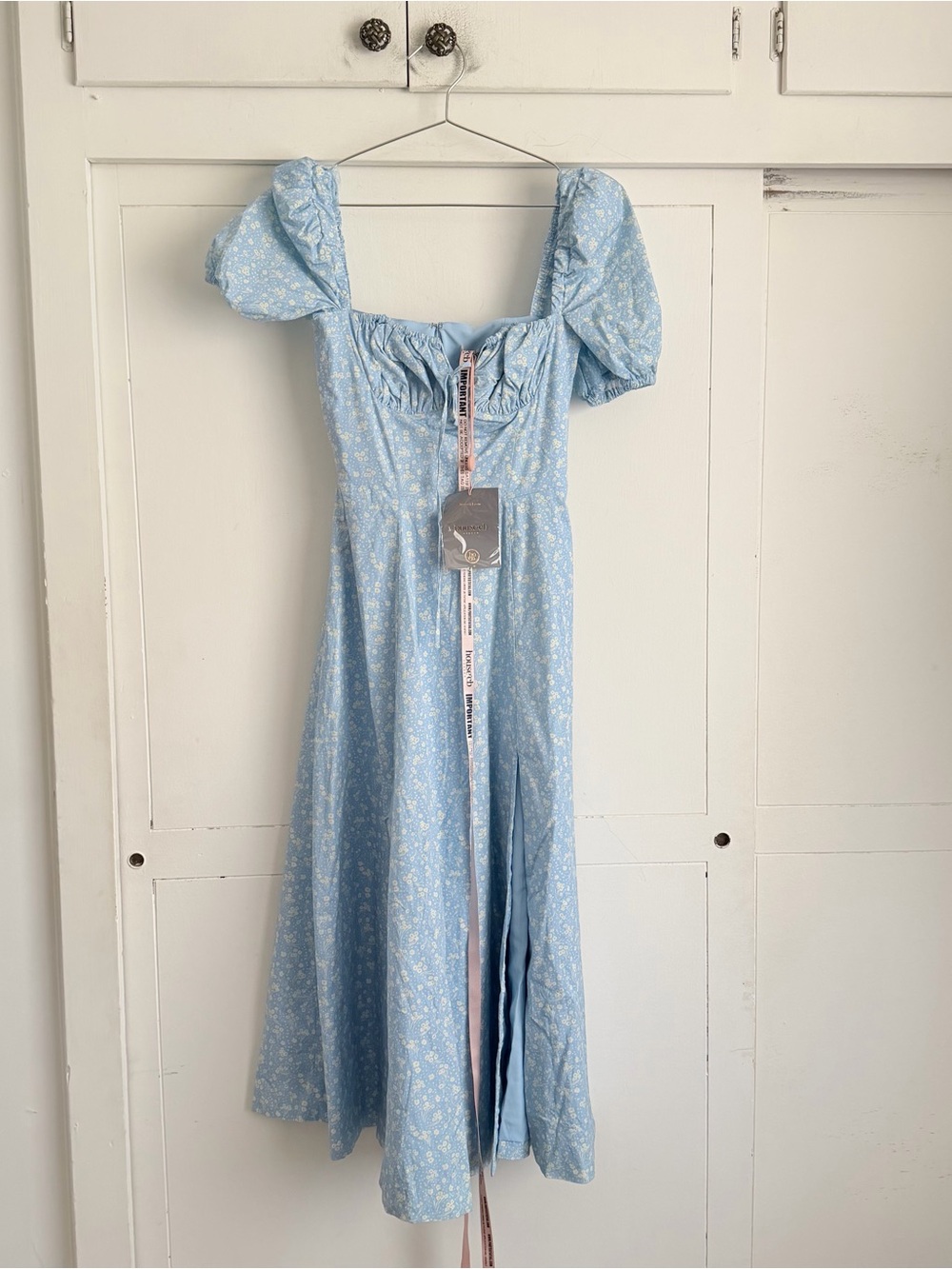 House of CB Tallulah Dress - Blue Floral Print